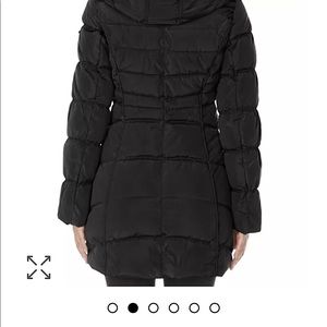 Laundry by Shelli Segal Hooded Faux Fur Trim Puffer Jacket